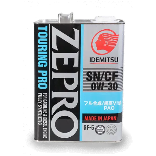 IDEMITSU ZEPRO TOURING 0W30, 4Л