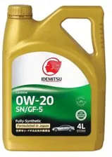 30011325-746, Масло IDEMITSU 0/20 Gasoline F-S SN пластик 4л