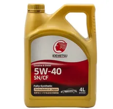IDEMITSU 5W-40 Масло моторное, Синтетическое, 4 л