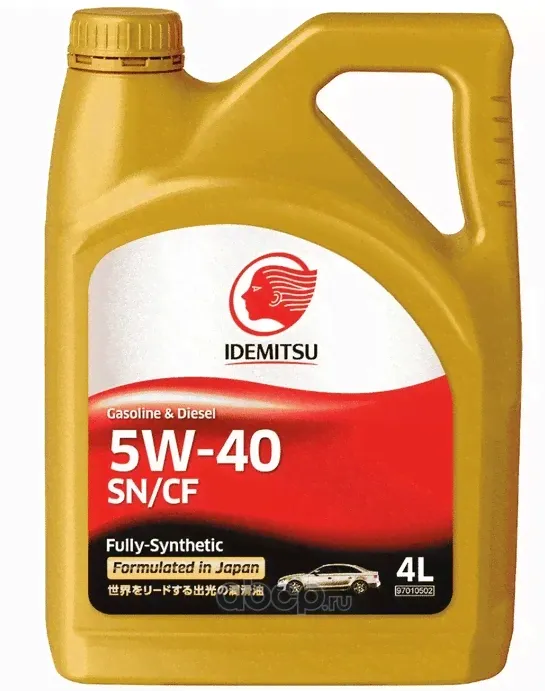 30015048746 IDEMITSU Масло IDEMITSU 5W40 SN/CF ( 4л) синтетика F-S