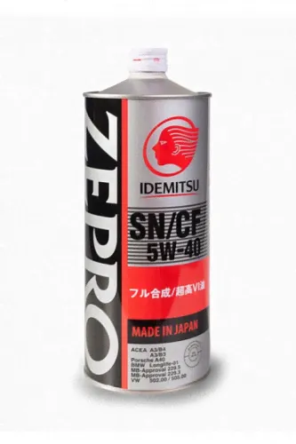Масло моторное Idemitsu 5W-40 Zepro Euro Spec SN/CF 1л