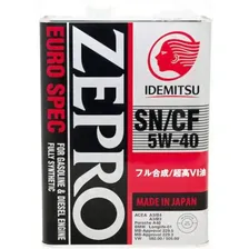 Моторное масло IDEMITSU Zepro Euro Spec SN/CF SAE 5W40 4л 1849004
