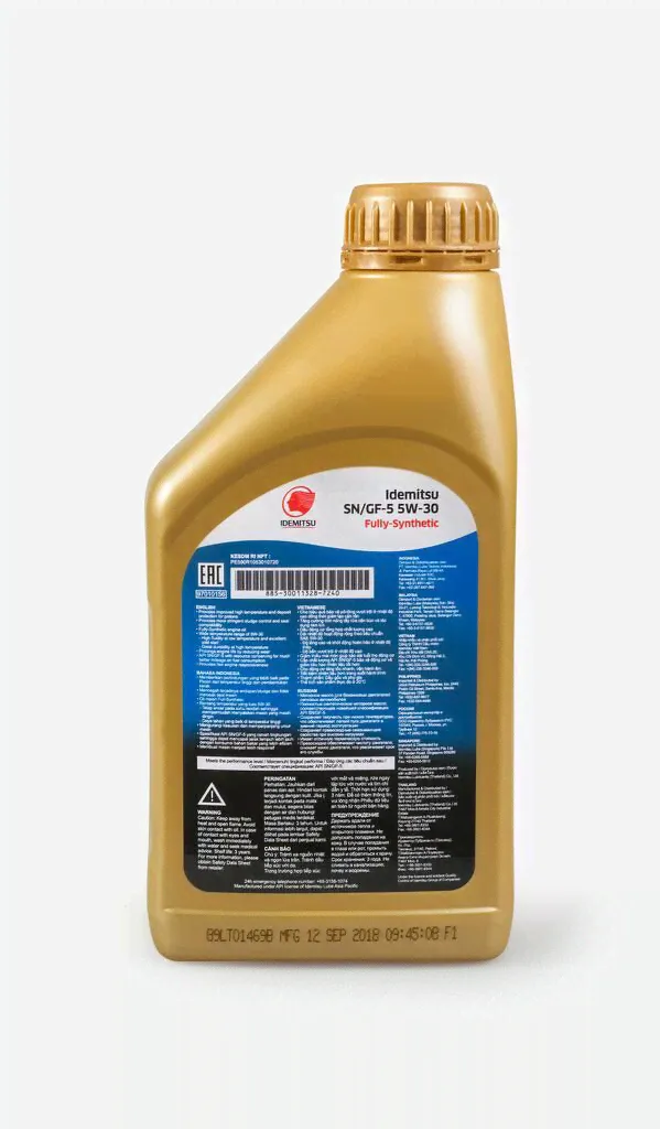 Масло моторное fully-synthetic, 5w-30, 1л, idemitsu-1