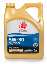 Моторное масло IDEMITSU 5W30 SN/GF-5, 4л