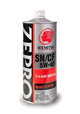 1849001 IDEMITSU Масло моторное IDEMITSU ZEPRO 5W-40 1л синтетическое (металлическая канистра)