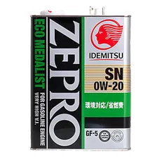 Масло моторное IDEMITSU Zepro Eco Medalist 0W20 SN/GF-5 4л