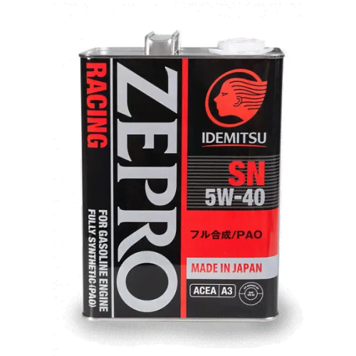 IDEMITSU ZEPRO RACING 5W40 SN, 4Л-0