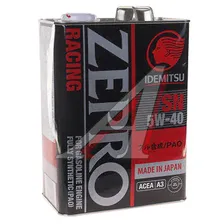 Масло моторное ZEPRO RACING 3585-41 5W40 синт.4л IDEMITSU