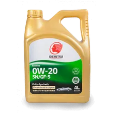 Моторное масло IDEMITSU 0W-20 SN/GF-5, 4л